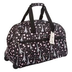 Best Sale ⭐ Betsey-Johnson Luggage Betsey Johnson Paris Love 22in. Duffel 😀