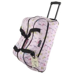 Promo ❤️ Betsey-Johnson Luggage Betsey Johnson Flamingo Parade 22in. Duffel ✨