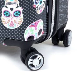 Cheapest 🔔 Betsey-Johnson Luggage Betsey Johnson Skulls 20in. Carry-On Hardside Spinner 🧨 -Bella Uno Online Shop unnamed file 114