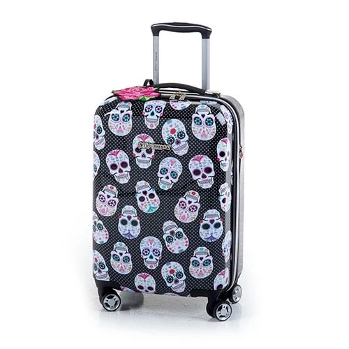 Discount 👏 Betsey-Johnson Luggage Betsey Johnson Skulls 26in. Hardside Spinner 🔔 1 Discount 👏 Betsey-Johnson Luggage Betsey Johnson Skulls 26in. Hardside Spinner 🔔