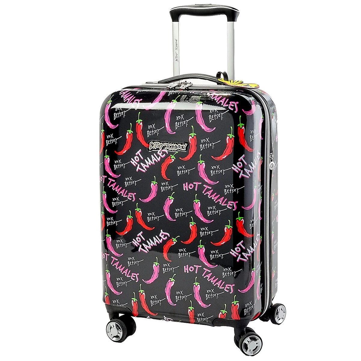 Deals ๐ Betsey-Johnson Luggage Betsey Johnson Hot Tamales 20in. Carry-On Hardside Spinner ๐ 1 Deals ๐ Betsey-Johnson Luggage Betsey Johnson Hot Tamales 20in. Carry-On Hardside Spinner ๐