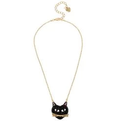 New 🌟 Betsey-Johnson Necklaces & Pendants Betsey Johnson Pave Cat Pendant Necklace ❤️