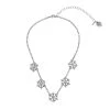Coupon 🔔 Betsey-Johnson Necklaces & Pendants Betsey Johnson Multi Snowflake Rhodium-Plated Necklace 👍