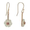Deals 🧨 Candela Rose Gold 👩 Mother Of Pearl Flower Drop Earrings 👏