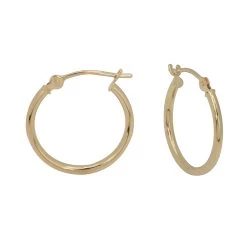 Promo 💯 Candela Hoop Earrings In 14kt. Yellow Gold ❤️