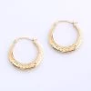Hot Sale 💯 Candela 14kt. Etched Hoop Earrings 🔔