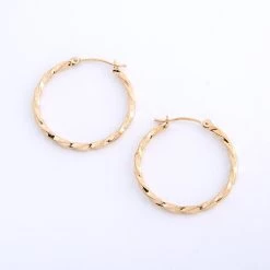 Hot Sale 🤩 Candela 14kt. Twisted Hoop Earrings 👍