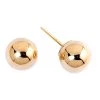 Cheapest ⭐ Candela Gold 14kt. 8mm Ball Earrings ✔️