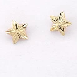Hot Sale 🎉 Candela Diamond Cut Star Earrings - 14kt. Gold 🎉