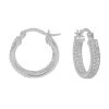 Wholesale 😀 Candela Sterling Silver Crystal In And Out Hoop Earrings 😍