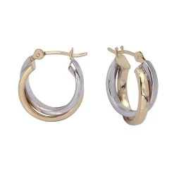 Best deal 🎉 Candela Gold And Silver Double Hoop Earrings 😉