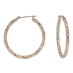 Budget 👍 Candela 14kt. Gold Square Twist Hoop Earrings 👍