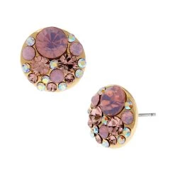 Brand new 🌟 Betsey-Johnson Betsey Johnson Pink Crystal Stud Earrings ⌛
