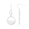 Cheap 💯 Bella-Uno Bella Uno Silver-Tone Gilded Semi-Circle Drop Earrings ⌛