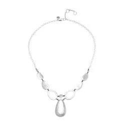 Best reviews of ⭐ Bella-Uno Necklaces & Pendants Bella Uno Silver-Tone Gilded Metal Chunky Pendant Necklace 🔔