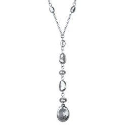 Best Sale 😀 Bella-Uno Necklaces & Pendants Bella Uno Silver-Tone Chain & Bead Y-Necklace ⭐