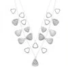Best deal 🌟 Bella-Uno Necklaces & Pendants Bella Uno Worn Silver-Tone Rolled Metal 2 Strand Necklace 💯