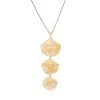 Best reviews of ✔️ Bella-Uno Necklaces & Pendants Bella Uno Worn Gold-Tone Triple Drop Long Necklace ✔️