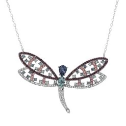 Hot Sale 🌟 Necklaces & Pendants Candela Multicolor Swarovski® Crystal Dragonfly Necklace 🔔