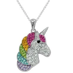 New 🎉 Necklaces & Pendants Candela Swarovski® Crystal Unicorn Head Pendant Necklace 🎁