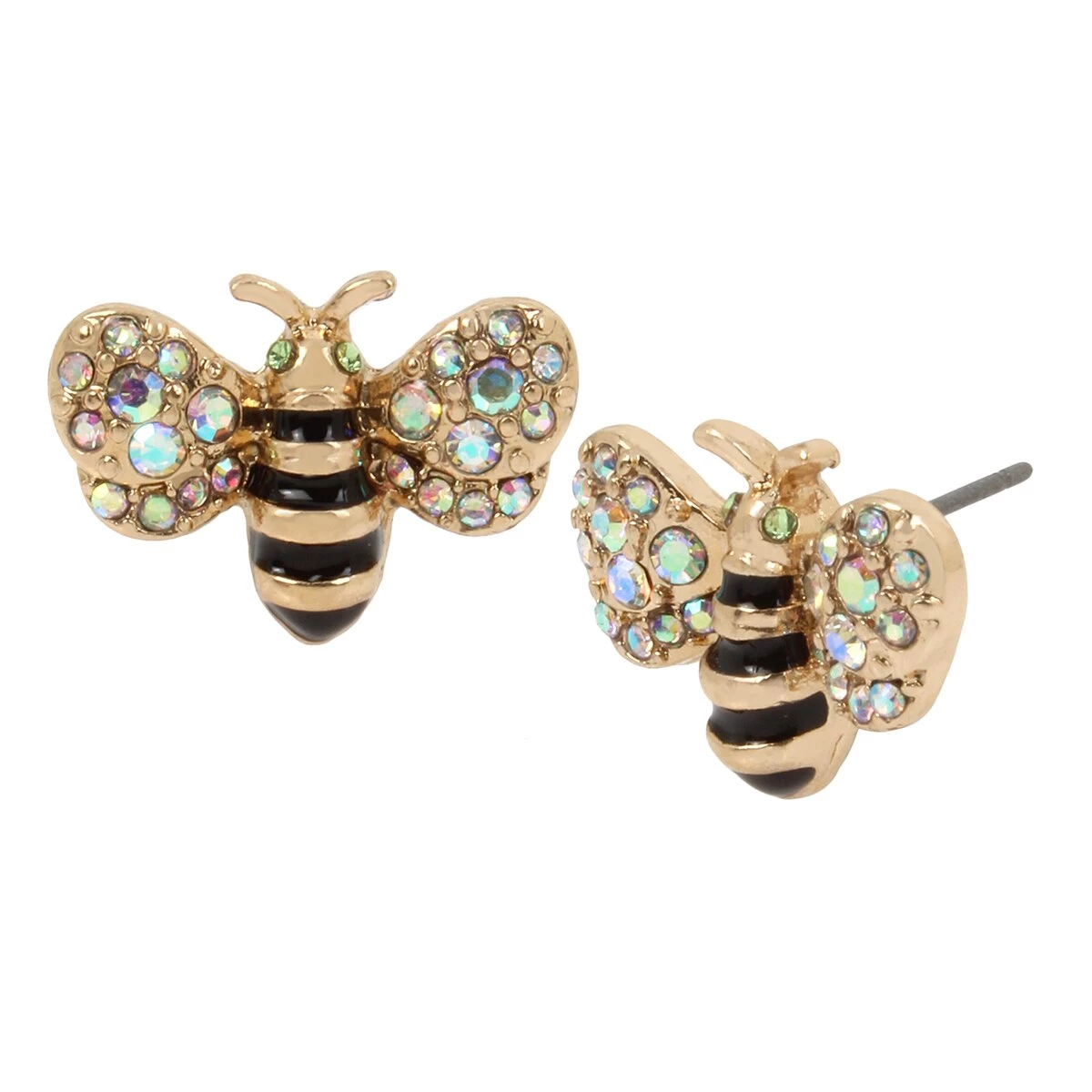 Outlet 😀 Betsey-Johnson Betsey Johnson Gold-Tone Bumble Bee Stud Earrings 🥰 1 Outlet 😀 Betsey-Johnson Betsey Johnson Gold-Tone Bumble Bee Stud Earrings 🥰