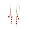 Budget ✔️ Betsey-Johnson Betsey Johnson 🍬 Candy Cane Dangle Earrings ⭐
