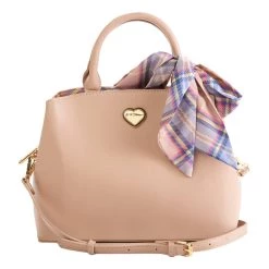 Outlet β Betsey-Johnson π Handbags Betsey Johnson Satchel With Plaid Scarf π