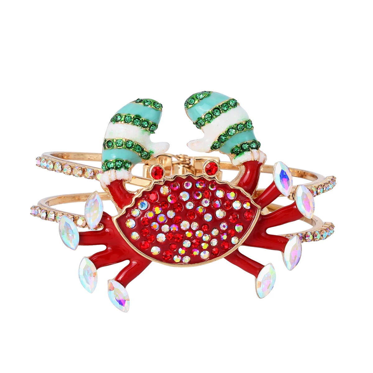 Best Sale 😍 Betsey-Johnson Bracelets Betsey Johnson Festive Crabby Gold-Tone Bangle Bracelet ✔️ 1 Best Sale 😍 Betsey-Johnson Bracelets Betsey Johnson Festive Crabby Gold-Tone Bangle Bracelet ✔️